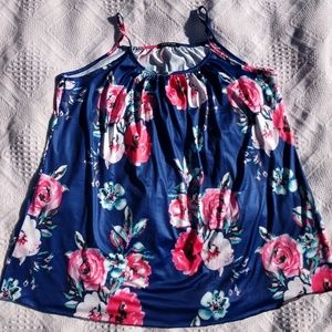 Floral Ruched Tunic